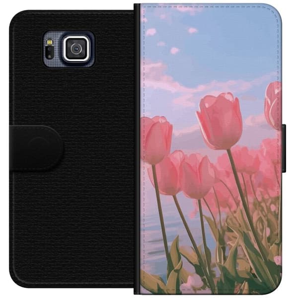 Pung Taske til Samsung Galaxy Alpha med Lyserøde Tulipaner