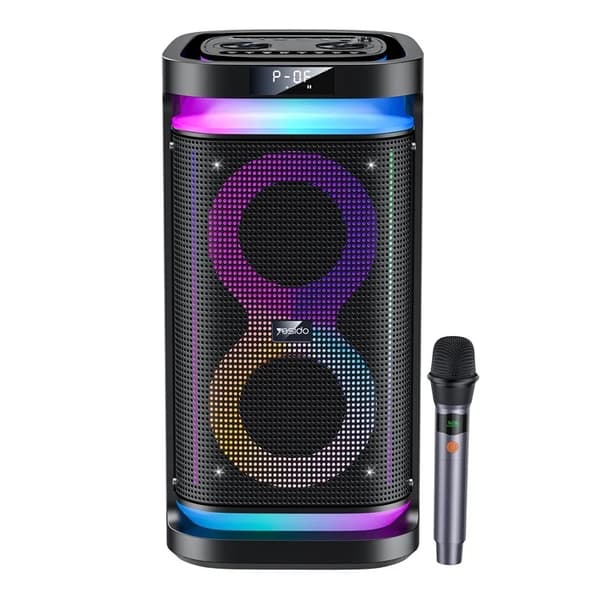 YESIDO Trådlös Högtalare Bluetooth YSW29 Utomhus - Microphone Svart