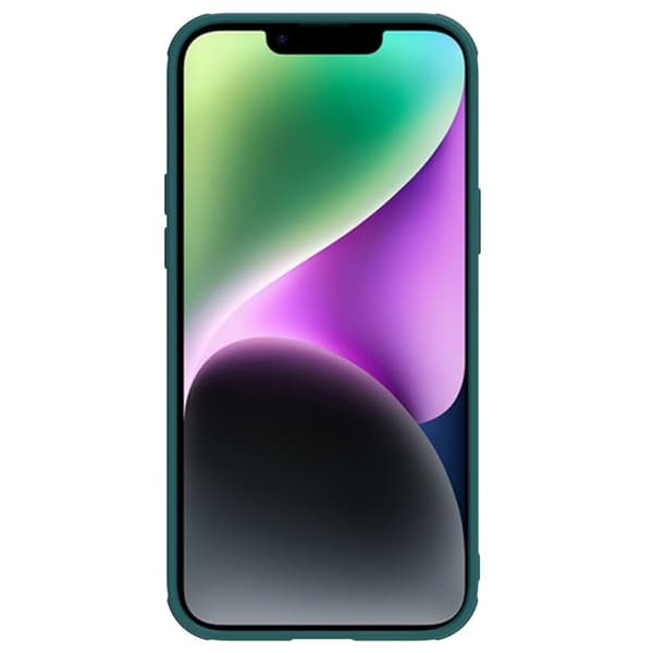 Nillkin iPhone 14 Plus Skal CamShield Læder S - Grøn Grön