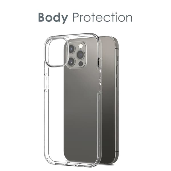 [3-PACK] BOOM iPhone 14 Pro Max Skal Kameralinsskydd i Härdat glas Clear Transparent