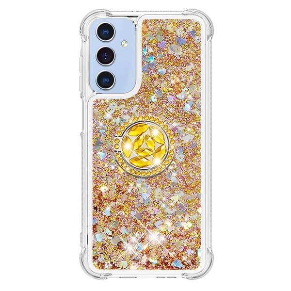 Mobilskal till Galaxy A17/A26 Kickstand Quicksand TPU - Guld Guld