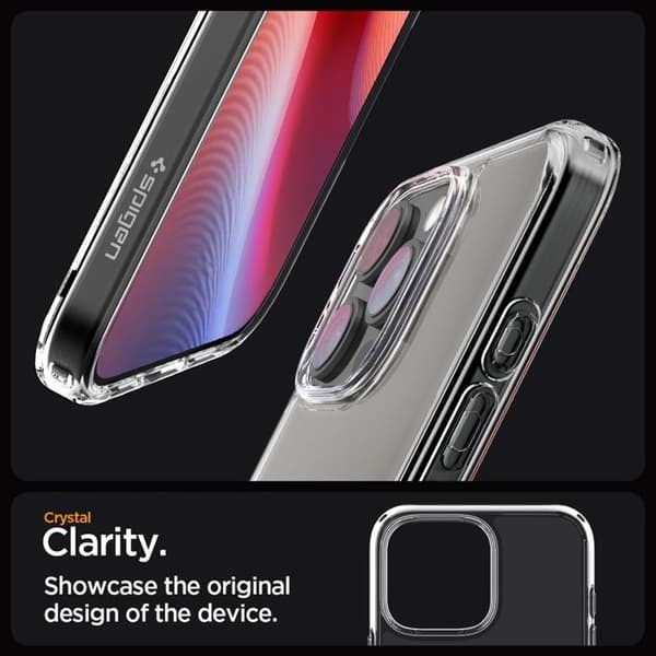 Spigen Mobilskal till iPhone 16 Pro Max Ultra Hybrid - Crystal Clear Transparent