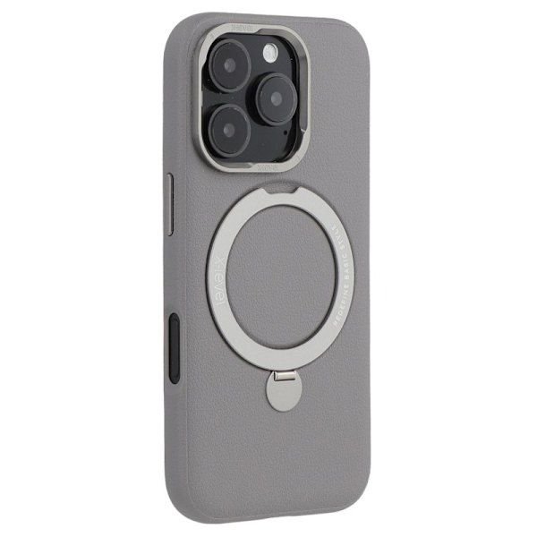 X-LEVEL Mobilskal till iPhone 16 Pro Max Magnetisk Kickstand Grå