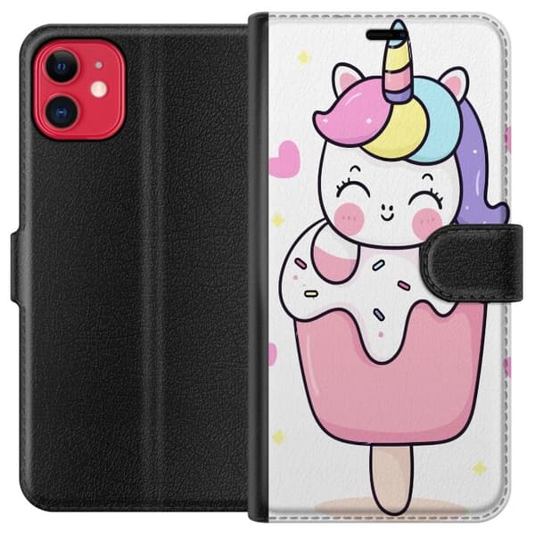 Pung Taske til Apple iPhone 11 med Happy Unicorn