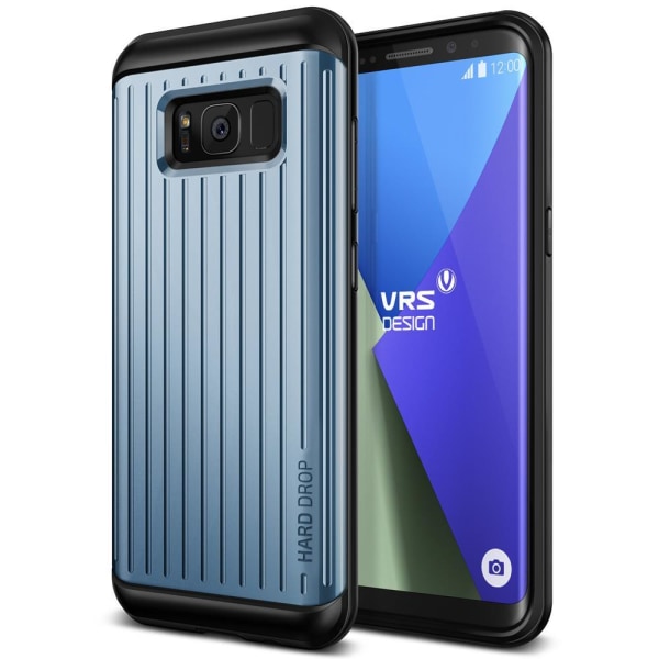 Verus Waved Hard Drop Skal till Samsung Galaxy S8 - Blå Blå