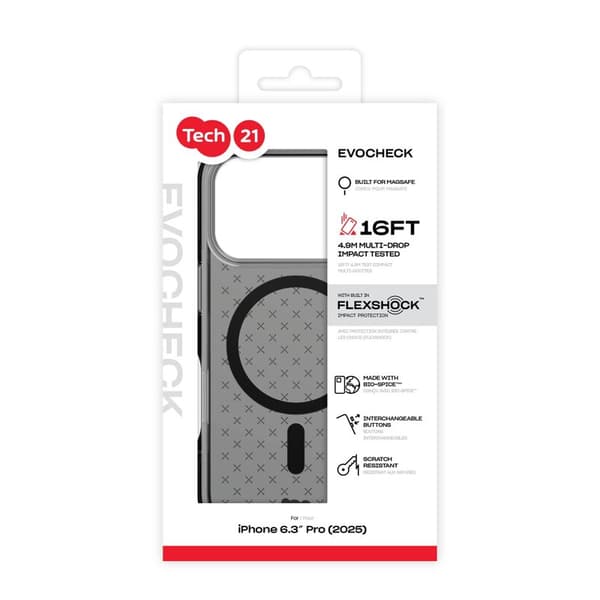 Tech21 Evo Check MagSafe Apple iPhone 17 Pro Rök/Svart