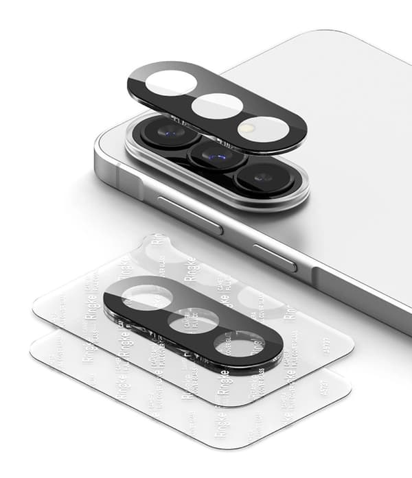 Ringke [2-Pack] Kameraskydd Härdat Glas För Galaxy A37/A57 - Svart Svart