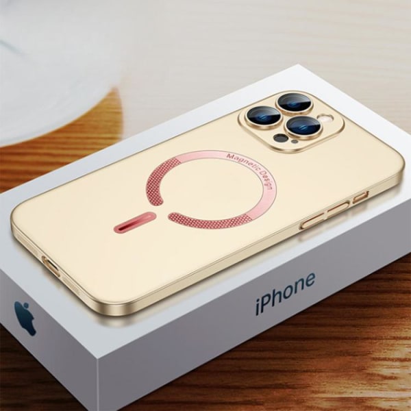 BOOM iPhone 13 Pro Skal Magsafe Ultra Thin - Guld