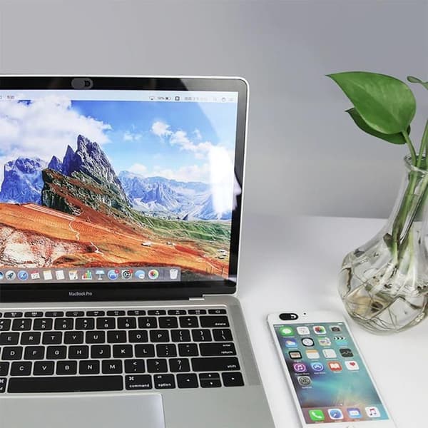 [3-Pakke] Tech-Protect Glidende Webcam Cover Fit Plus - Sort Svart