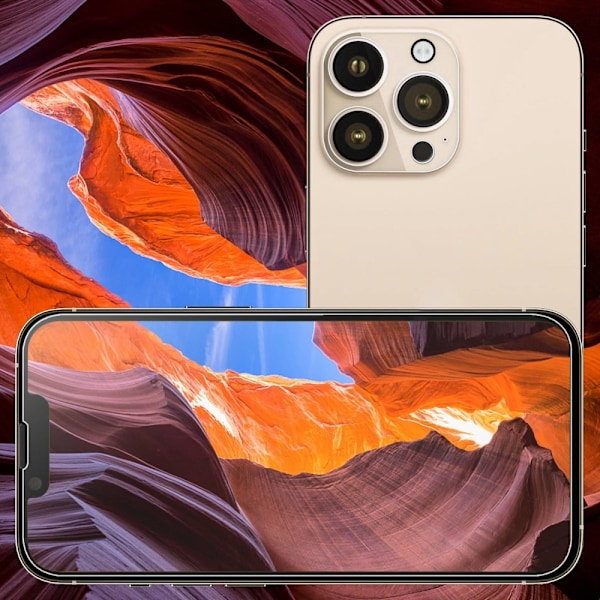 [2-PACK] iPhone 14 Pro Max Kameralinsskydd i Härdat glas Clear