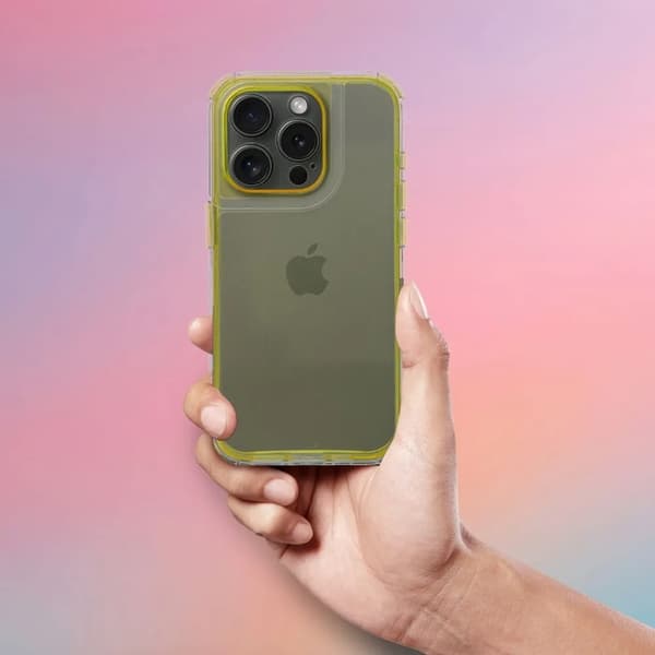 Mobilskal till iPhone 17 Pro Max Matrix Clear - Gul Gul