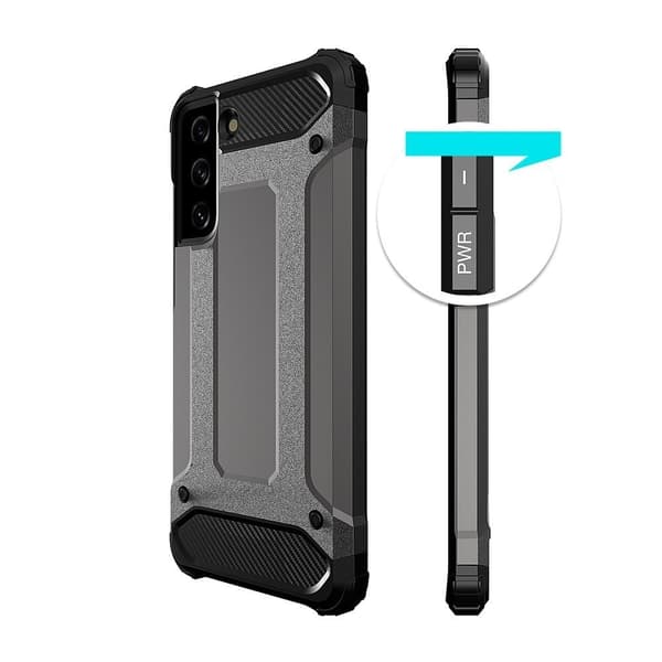 Hybrid Armor -kuori Galaxy S22 Plus - Musta Black
