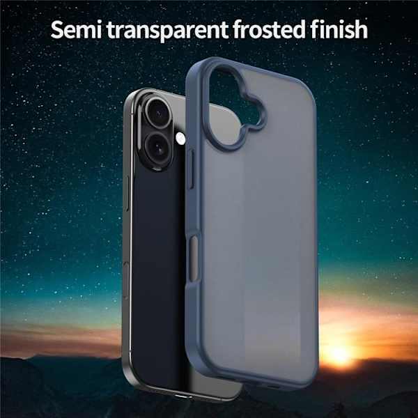 Mobilskal till iPhone 17 Skin Touch Matte - Blå Blå