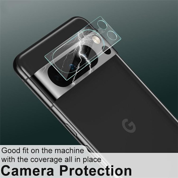 [1-PACK] Google Pixel 8 Pro Kameralinsskydd i Härdat Glas - Clear