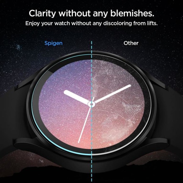 Spigen Galaxy Watch 4/5 44mm hærdet glas skærmbeskytter GLAS.TR 2-PA