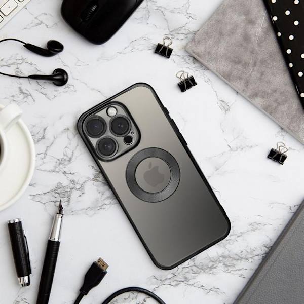 Telefontaske til iPhone 16e Glam - Sort Black