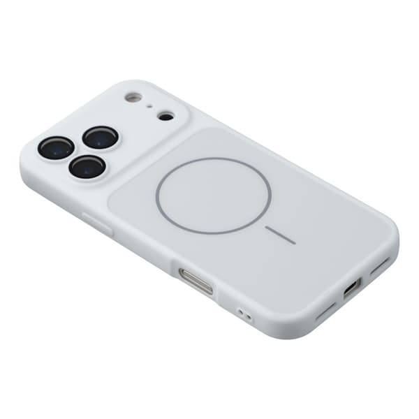 Mobilskal till iPhone 17 Pro MagSafe TPU + PC Skin Touch - Vit Vit