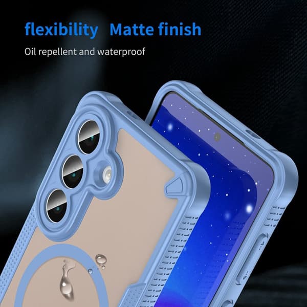 Mobilskal för Samsung Galaxy S26 Magnetiskt TPU + PC - Blå