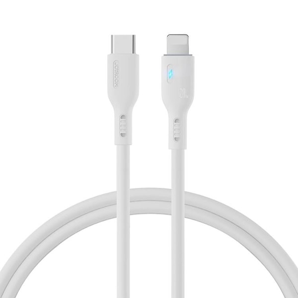 Joyroom-kaapeli USB-C - Lightning 20W 2m - Valkoinen Vit