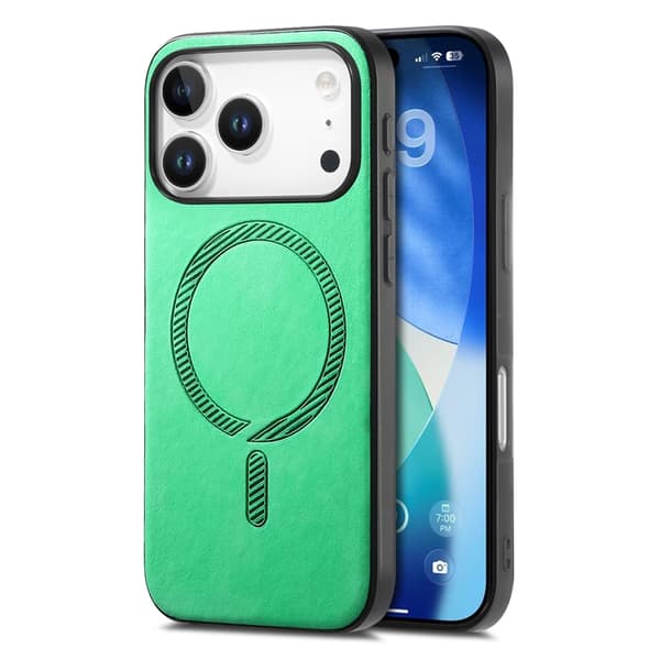 Mobilskal till iPhone 17 Pro MagSafe Skin-touch - Grön Grön