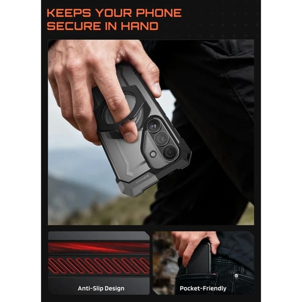 SupCase Mobilskal För Galaxy S26 Magsafe UB Grip Svart