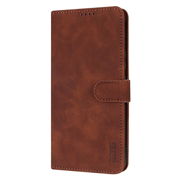 AZNS Xiaomi 17 Pro Max Plånboksfodral Konstläder - Brun