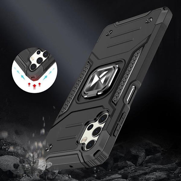 Wozinsky Galaxy A73 Skal Ring Armor - Sølv Silver