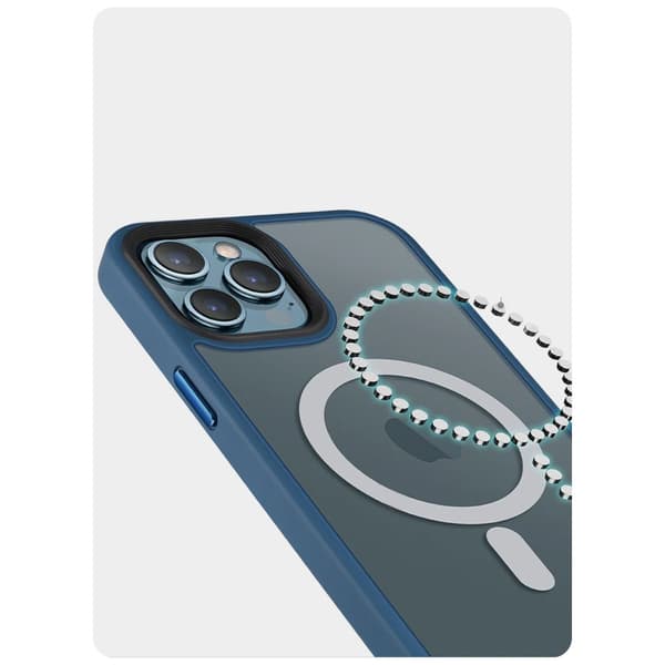 Tech-Protect Magmat Magsafe Skal iPhone 12/12 Pro - Mat Sort Black