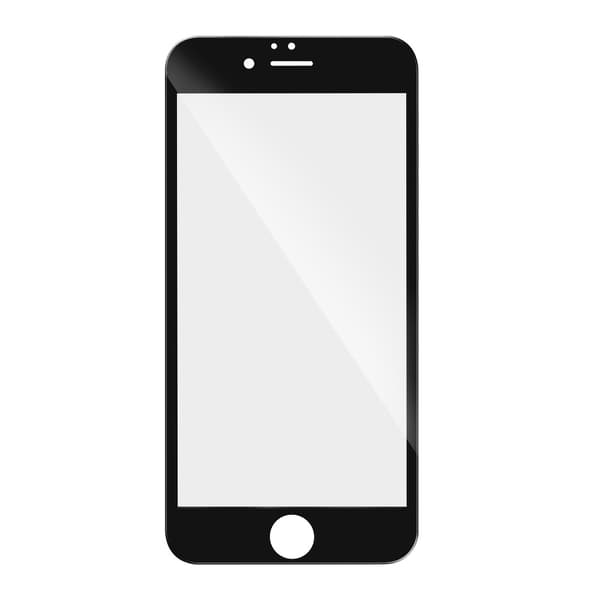 5D Karkaistu lasinen näytönsuoja iPhone 6G/6S Musta Black