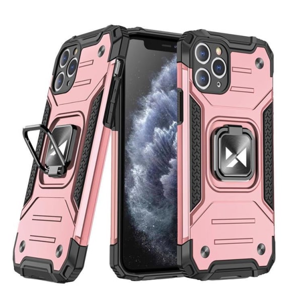 Wozinsky Ring Armour Cover iPhone 11 Pro -vaaleanpunainen Pink