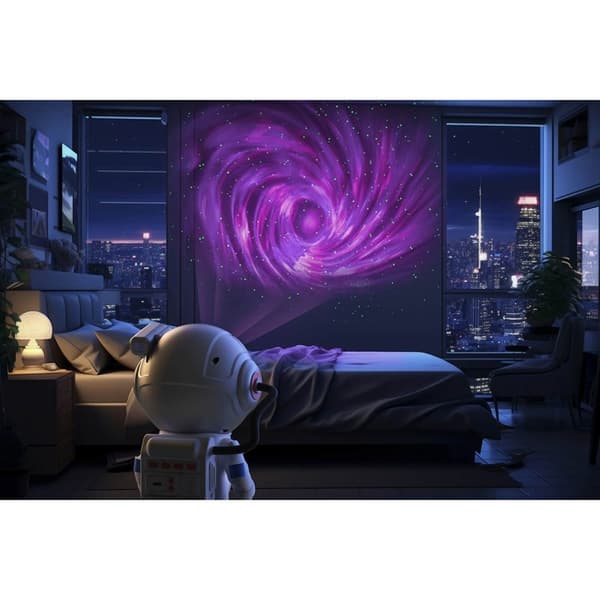 MOB Projektor Stellar Light Space Vit Astronaut