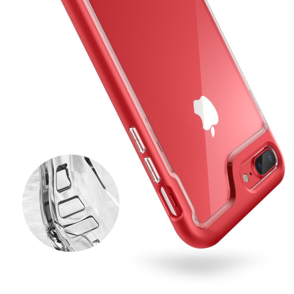 Caseology Skyfall Skal till Apple iPhone 7 Plus - Röd Röd