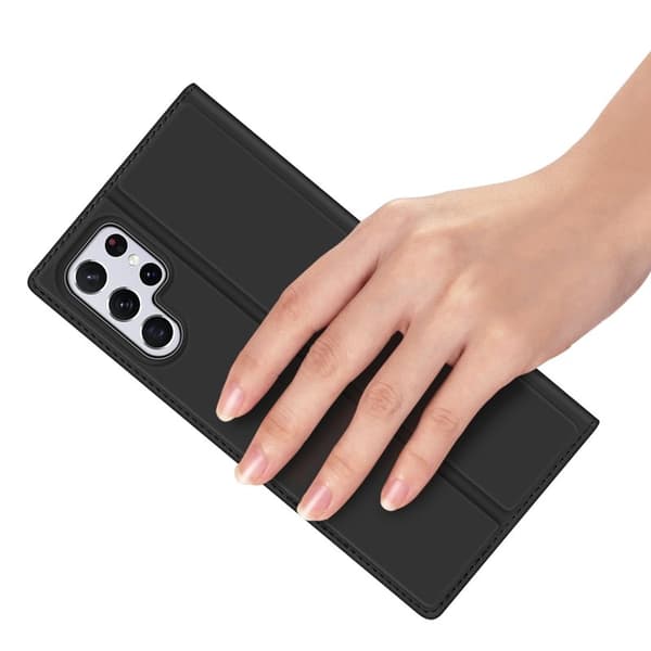 DUX DUCIS Skin Pro Flip Plånboksfodral KonstLäder - Svart