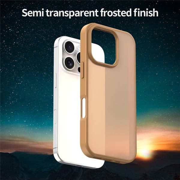 Mobilskal till iPhone 16 Pro Max Skin Touch Matte - Guld Ökenguld