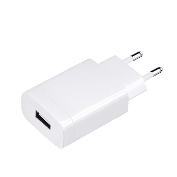 Forcell oplader med USB-A 2.4A 18W med hurtigopladning 3.0 Vit