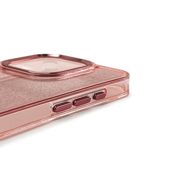 Mobilskal till iPhone 16e Glitter - Rosa