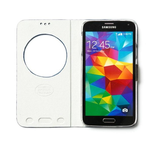 Zenus ZView Maple Diary Väska till Samsung Galaxy S5 (Gul)