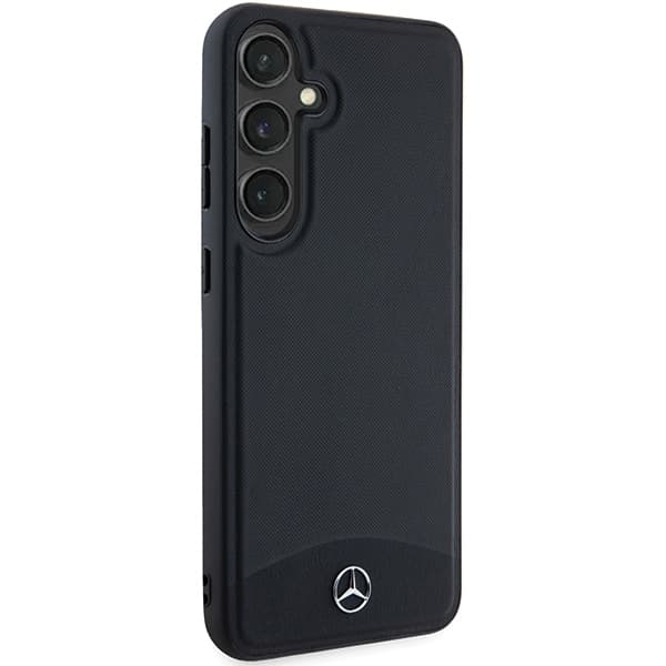 Mercedes Mobilskal till Galaxy S24 Plus MagSafe Läder Textured Plain Style