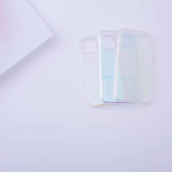 iPhone 12 Pro Max Skal Aurora Neon Gel - Lila