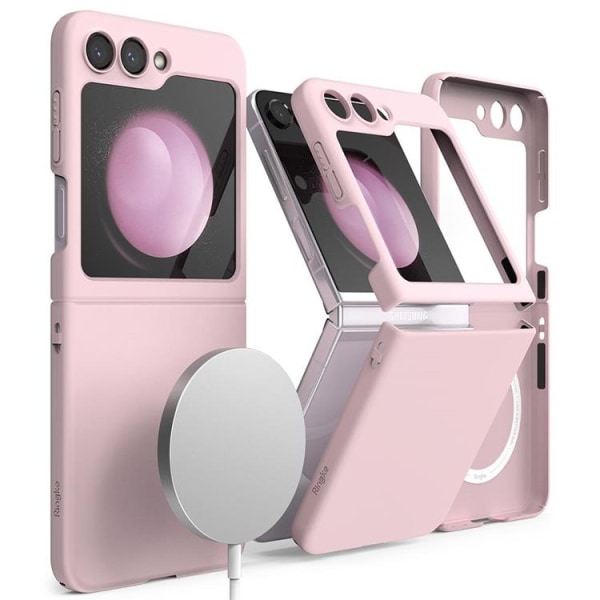 Ringke Galaxy Z Flip 5 Mobilcover Slim Magnetic - Pink