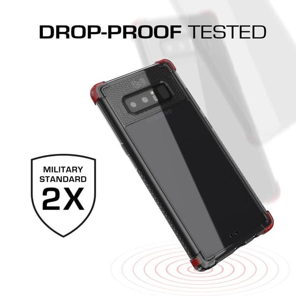 Ghostek Covert 2 -kuori Samsung Galaxy Note 8 - Punainen Red