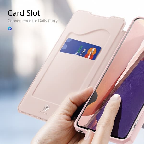DUX DUCIS Nahkakotelo Samsung Galaxy Note 20 - Rose Gold Roséguld