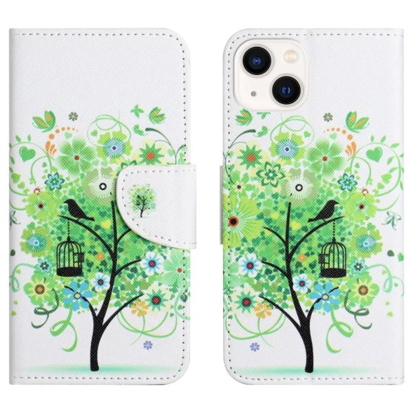 iPhone 15 Plus Pung-etui - Grønt træ