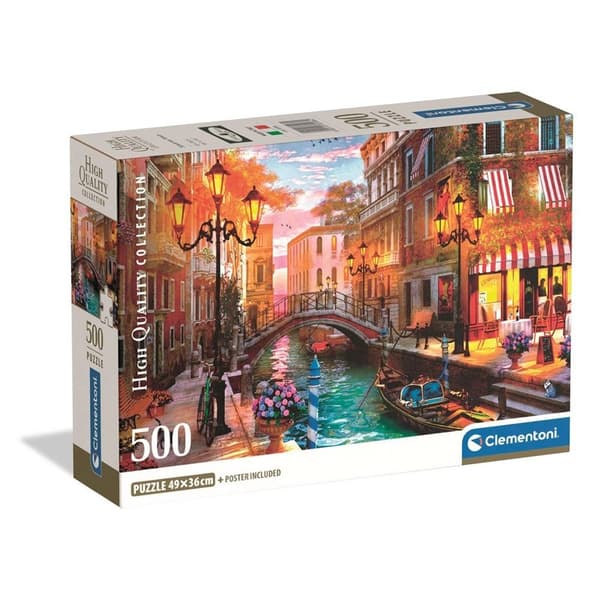 CLEMENTONI Pussel 500 Pcs CB High Quality Collection Sunset Over Venice