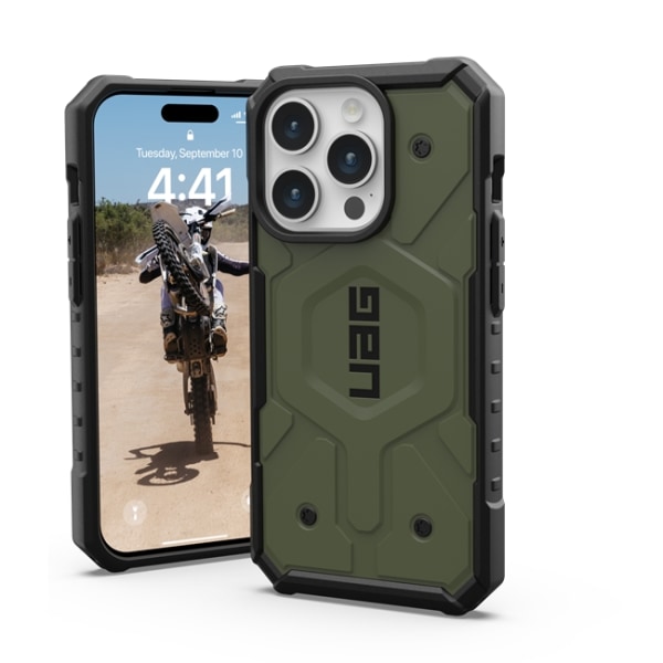 UAG iPhone 15 Pro -mobiilikotelo Magsafe Pathfinder - oliivinvihreä