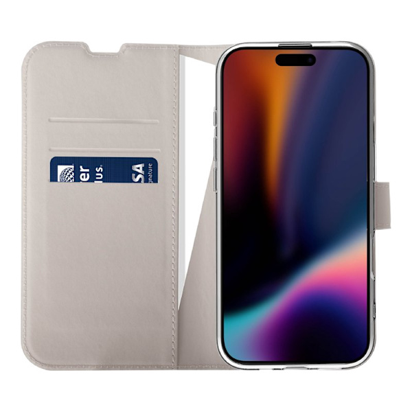 X2O Classic Wallet Plånboksfodral Apple iPhone 17 Pro Greige