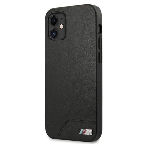 BMW Case M Collection iPhone 12 mini skal Smooth PU Svart Svart