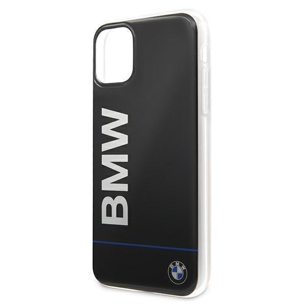 BMW Signature Printed Logo Cover iPhone 11 Pro - musta