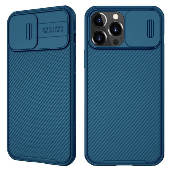 Nillkin CamShield silikonikotelo iPhone 13 Pro Max - sininen Blue