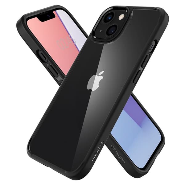 Spigen Ultra Hybrid Mobilskal iPhone 13 - Mat Sort Black